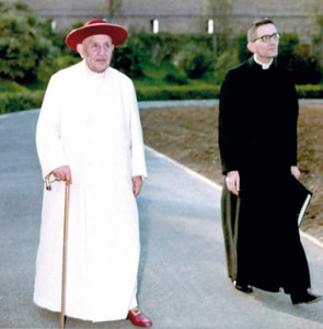 Cardinal Capovilla con GiovanniXXIII